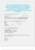 NYS TRUCK ENDORSEMENT EXAMS AND  PRACTICE EXAMS TEST BANK &vert;CURRENTLY  TESTING VERSIONS &vert;WITH ACTUAL CORRECT  QUESTIONS AND VERIFIED DETAILED  RATIONALES ANSWERS 2024&lpar;NEWEST&rpar; ALREADY  GRADED A&plus;