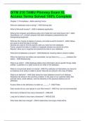 ISTM 210 TAMU Phinney Exam III&comma; Access Terms Solved 100&percnt; Complete