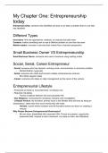 Introduction to Entrepreneurship Class Notes