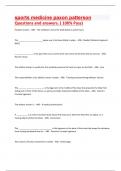 sports medicine paxon patterson Questions and answers&period; &lpar; 100&percnt; Pass&rpar;