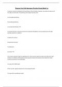 Pearson Vue Life Insurance Practice Exam Rated A&plus;