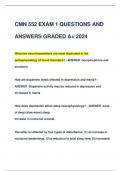 CMN 552 EXAM 1 QUESTIONS AND  ANSWERS GRADED A+ 2024