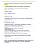 RNSG 2138 &lpar;Professionalism&rpar; FiNaL&excl;&excl;&excl;&excl;&excl; Questions With Complete Solutions