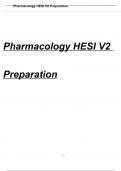 Pharmacology HESI V2 Preparation 2024 Exam Questions and Answers