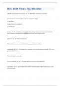 BUL 4421 Final - FAU Gendler|251 Questions With 100% Correct Answers| Download to pass|2024|29 Pages