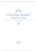 ATI maternal newborn practice A 2023