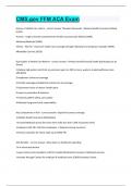 CMS&period;gov FFM ACA Exam Questions And Answers Latest Updates 2025&sol;2026 With Correct Answers 100&percnt; With Complete Solutions Pass Guaranteed &vert; Graded A&plus; &vert;