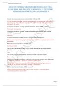 BIOD 171 PORTAGE LEARNING MICROBIOLOGY FINAL EXAM REAL AND ACCURATE 2023&sol;2024 &vert; 2 DIFFERENT VERSIONS&vert; GUARANTEED PASS &vert; GRADED A