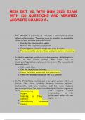 HESI EXIT V2 WITH NGN 2023 EXAM WITH 130 QUESTIONS AND VERIFIED ANSWERS GRADED A&plus;