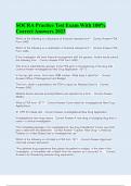 SOCRA Practice Test Exam With 100&percnt; Correct Answers 2023