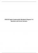 COG170 Cogito Fundamentals Workbench Reports 7•1 Questions and Correct Answers