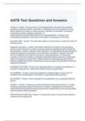 AATB Test Questions and Answers
