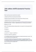 13th edition AATB standards Practice Test 100% Solved