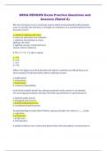 NEHA REHS&sol;RS Exam Practice Questions and Answers &lpar;Rated A&rpar;