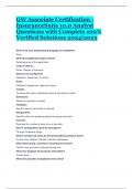 GW Associate Certification - InsuranceSuite 10&period;0 Analyst Questions with Complete 100&percnt;  Verified Solutions 2024&vert;2025                                                                GW Associate Certification - InsuranceSuite 10&period;0 Analyst Questions with Comp