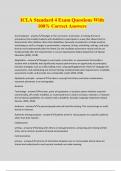 ICLA Standard 4 Exam Questions With 100&percnt; Correct Answers