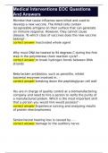 Medical Interventions EOC Questions And Answers 
