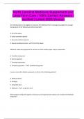 North Carolina Medicare Supplement and Long-Term Care &vert; 100&percnt; Correct Answers &vert; Verified &vert; Latest 2024 Version