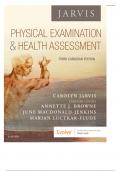 PHYSICAL EXAMINATION AND HEALTH ASSESSMENT CANADIAN 3RD EDITION JARVIS TEST BANK
