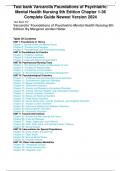 Test bank Varcarolis Foundations of Psychiatric- Mental Health Nursing 9th Edition Chapter 1-36 Complete Guide Newest Version 2024.pdf