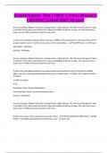 Quartermaster Test &vert; 100&percnt; Correct Answers &vert; Verified &vert; Latest 2024 Version