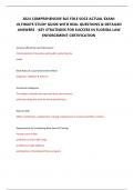 2024 COMPREHENSIVE BLE FDLE SOCE ACTUAL EXAM&colon; ULTIMATE STUDY GUIDE WITH REAL QUESTIONS & DETAILED ANSWERS - KEY STRATEGIES FOR SUCCESS IN FLORIDA LAW ENFORCEMENT CERTIFICATION