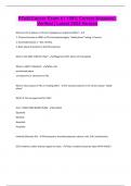 PTxIII Cancer Exam 4 &vert; 100&percnt; Correct Answers &vert; Verified &vert; Latest 2024 Version