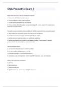 CNA Prometric Exam 2 question n answers graded A+