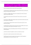 TSCP 2 Exam Questions &vert; 100&percnt; Correct Answers &vert; Verified &vert; Latest 2024 Version