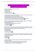 ATI Maternal Newborn Practice Questions and Answers