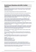 Psych Exam 3 Questions with 100&percnt; Verified Answers