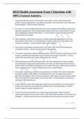 HESI Health Assessment Exam 2 Questions with 100&percnt; Correct Answers