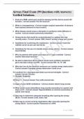 Airway Final Exam &lpar;99 Questions with Answers&rpar; Verified Solutions&period;