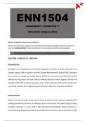ENN1504 Assignment 1 [Answers] Semester 1 - Due: 20 March 2024
