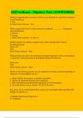 2023 wellcare - Mastery Test &lpar;ANSWERED&rpar;