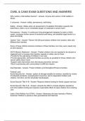 CWEL & CANS EXAM QUESTIONS AND ANSWERS
