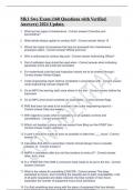 Mk1 Swe Exam &lpar;160 Questions with Verified Answers&rpar; 2024 Update&period;&period;