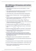 MK1 SWE Exam 150 Questions with Verified Answers 2024&period;