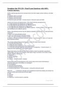 Straighterline PSY120 - Final Exam Questions with 100&percnt; Correct Answers&period;