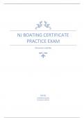 Nj boating certificate practice exam