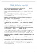 TCOLE 1305 Review Exam 2023