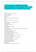 UCLA Comm 10 Midterm Exam QUESTIONS WITH COMPLETE 100&percnt; VERIFIED SOLUTIONS 2024&sol;2025