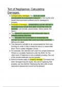 Lecture notes Unit 2- Tort Law- Negligence 