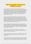 BSW Top Predicted Questions and  CORRECT Answers