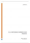  2&period;2&period;4 Methodisch werken in de praktijk&excl;
