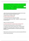 LAT &lpar;LABORATORY ANIMAL TECHNICIAN&rpar; CERTIFICATION EXAM ACTUAL EXAM 200 QUESTIONS AND CORRECT DETAILED ANSWERS&lpar;100&percnt; VERIFIED ANSWERS&rpar; latest update 2023-2024 graded A&plus;