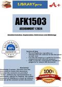 AFK1503 Assignment 1 (WERKOPDRAG 1) 2024 (338539) - DUE 9 April 2024 [2200 SAST] 