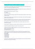 NURS 239 Exam 4 &lpar;with Complete Answers&rpar;
