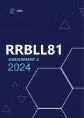 RRLLB81 Assignment 2 Semester 1 2024