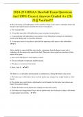 2024-25 OHSAA Baseball Exam Questions And 100&percnt; Correct Answers Graded A&plus; &lpar;20- 21&rpar;&vert;&vert; Verified&excl;&excl;&excl;
